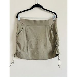 Columbia Women's Khaki Drawstring Side Skort